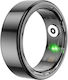 Avizar Connected Ring Size 8 Titan Model Charging Case Black