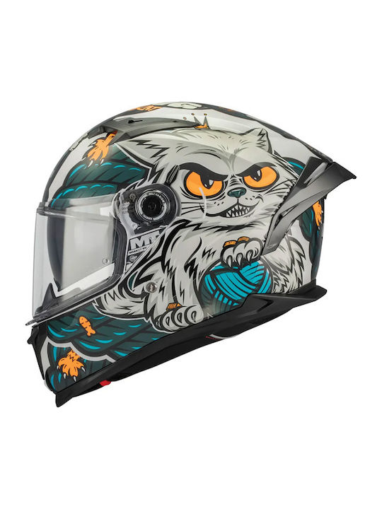 MT Braker SV The King A7 Black/Grey/Blue Motorc...