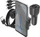 Avizar Set Auto Zubehör Usb-c Ladegerät + 3-in-1 Kabelhalterung Schwarz