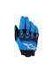 Alpinestars MX Full Bore V2 Summer Kids Motocross Riding Gloves Black/Blue