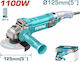 Total TG11012556E Grinder 125mm Electric 1100W