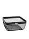 Raki Bol De Fructe Metalic Negru 24.5x24.5x11cm