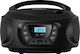 Technisat Sistem Audio Portabil Cu Bluetooth Radio CD Casetă Player USB Negru