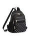 Leather Women's Backpack Gold