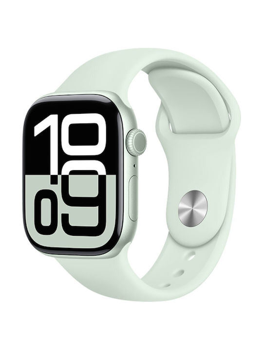 Watchband Hoco Wa37 38 40 41 42mm Fluorine Rubber Strap Apple Watch Series 1 2 3 4 5 6 7 8 9 Se Se2 Light Lotus