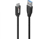 Lindy USB 3.2 Cable USB-C Male - USB-A PD Black 1m