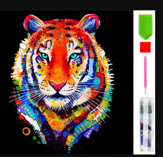 Diamond Mosaic Diamonds Zola Abstract Tiger Design 30 X 30 Cm
