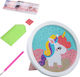 Rama Foto Mozaic Diamond Zola Rotund Design Unicorni 20 X 20 Cm