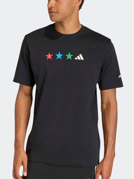 adidas Graphic Αθλητικό T-shirt Black