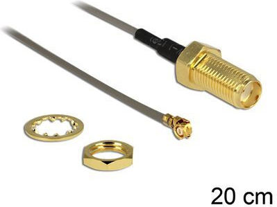 Delock Antenna Cable Sma Jack Bulkhead To Mhf I Plug 88816
