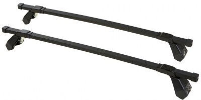Μπάρες Οροφής Αυτοκινήτου Hermes Gs1 110cm Set Kit S1380 Μεταλλικές Μαύρες