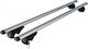 Autodachträger Aluminium Station 120cm Silber Set 2 Träger