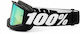 100% Μάσκα Χιονιού Accuri Tornado Mirror Gold Vented Dual Lens Snowmobile Goggle
