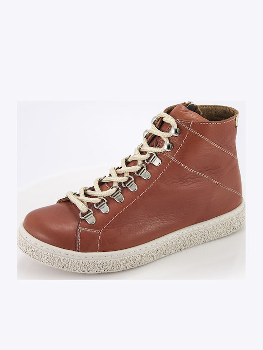 Safe Step Damen Anatomische Sneakers Kamelbraun