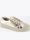 Women's Gold Sneakers