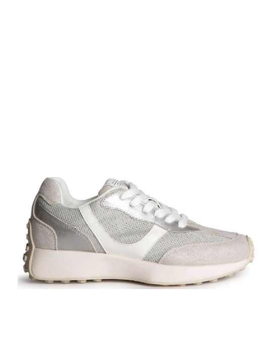 Damen Sneakers Silber