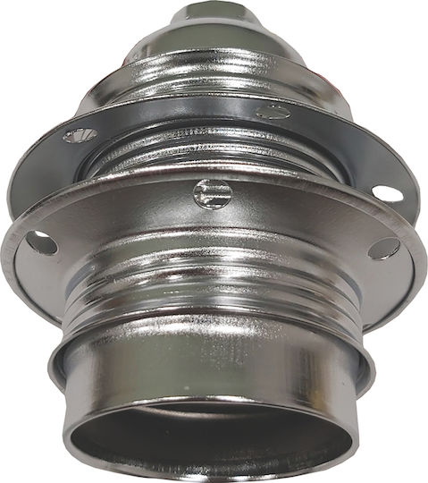 Eurolamp Ντουί Προέκτασης για Ντουί E27 Ασημί 840-23043