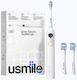 Usmile Wasserflosser mit Drucksensor und Reiseetui Weiß