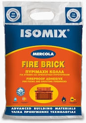 Isomix Fire Brick 5kgr Πυρίμαχη Κόλλα Αρμόστοκος Πυρότουβλα
