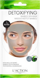 L'action Paris Mască Facială Detoxifiantă Tip Șervețel cu Cărbune de Bambus 15 Min Gri L'action Paris Mască Facială Detoxifiantă Tip Șervețel cu Cărbune de Bambus 15 Min Gri