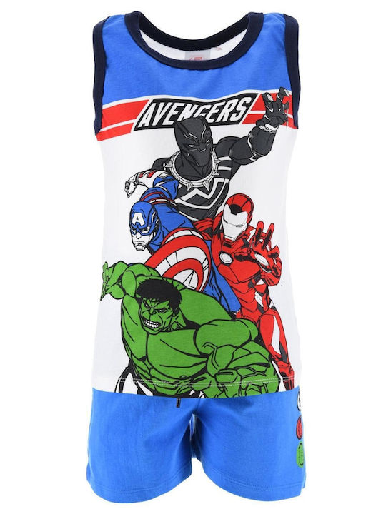 Superheroes Παιδικό Σετ με Σορτς Καλοκαιρινό 2τ...