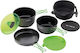 Optimus Terra Camp Комплект за Готвене с 4 Къмпинг Кухненски Съда