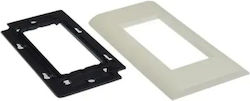Frame 2m Four-module 148x81x9mm White Jl-03-r2m-1
