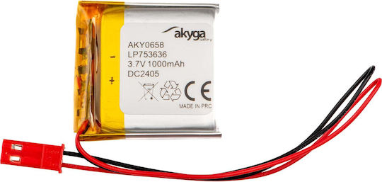 Akyga Μπαταρία Li-Po 3.7V 1000mAh 1S για Τηλεκατευθυνόμενο