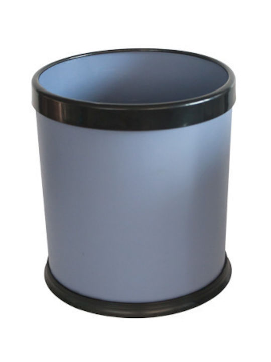 Raki Hotel Waste Bin 24cm Gray Household Bag Holder Ring Mn011499