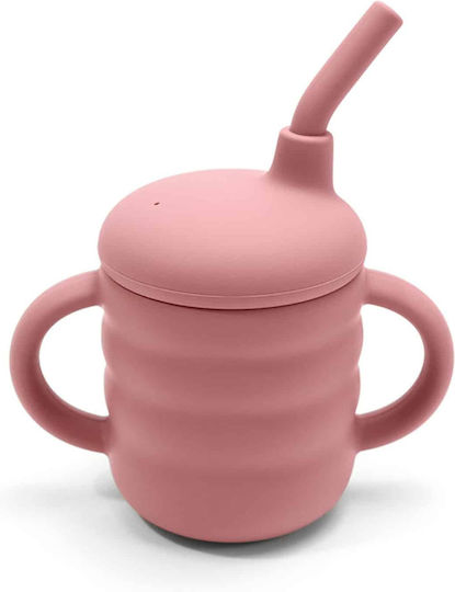 Amek Toys Kinderbecher aus Silikon Rosa