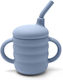 Amek Toys Baby- und Kleinkindbecher aus Silikon Blau
