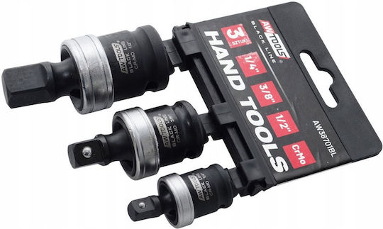AWTools Pneumatic Socket with Frame Host 1/4", 3/8", 1/2" Diameter 1/4" / 3/8" / 1/2"