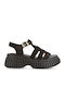 Sandale Casual Damă Flatforme Maro