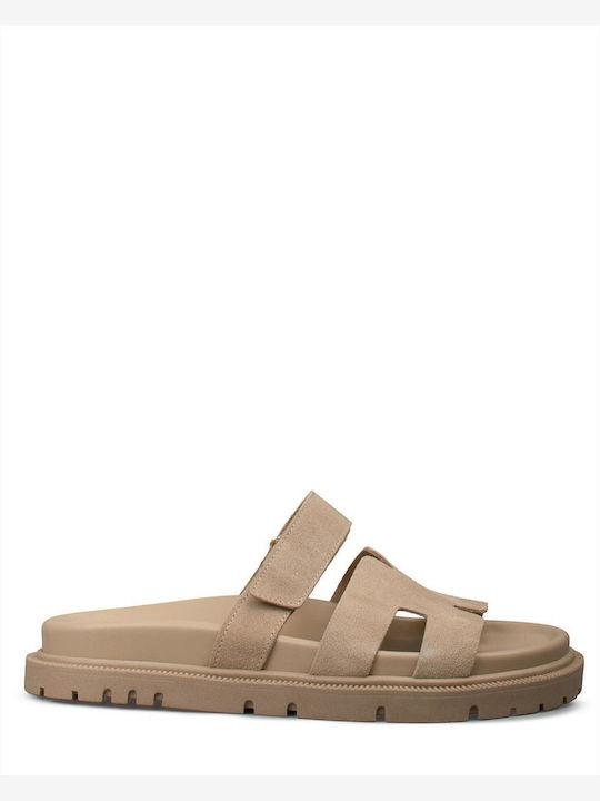 Sante Day2day Γυναικεία Σανδάλια Flatforms Μπεζ