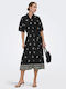 Midi Dress for Wedding / Christening Black