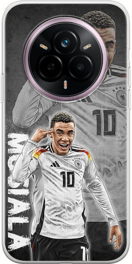 Euro 2024 Jamal Musiala Realme 14 Pro+ 5g Гъвкав TPU Прозрачен Силикон