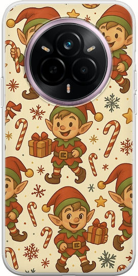 Festive Friends Elf Realme 14 Pro+ 5g Husa Flexibilă Tpu Silicon Transparentă