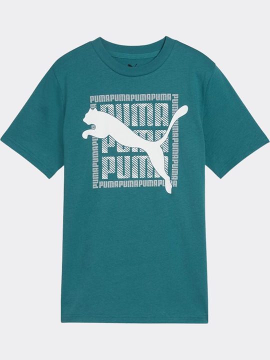 PUMA Παιδικό T-shirt Πρασινο Graphic