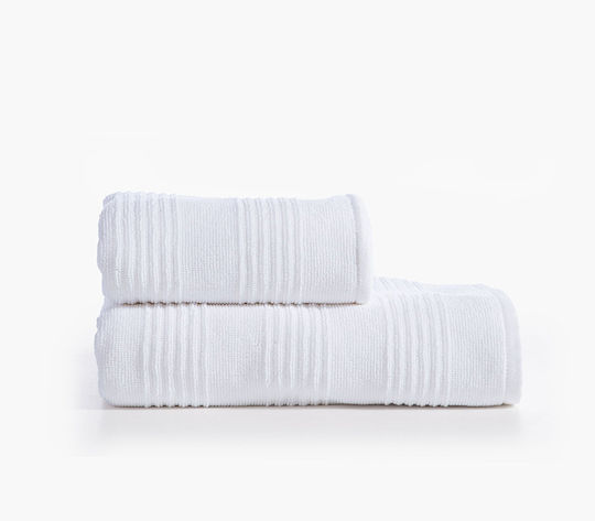 Nef-Nef Homeware Комплект Хавлиени Кърпи За Баня 2 Бр Boat Бели Тегло 650 гр/м²