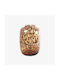 Phos & Gaia Decorative Vase Glass Cheetah Brown