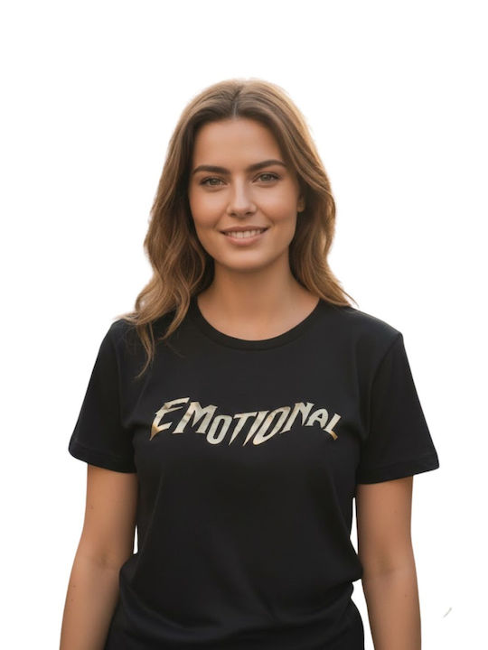 Sily Damen T-Shirt Schwarz