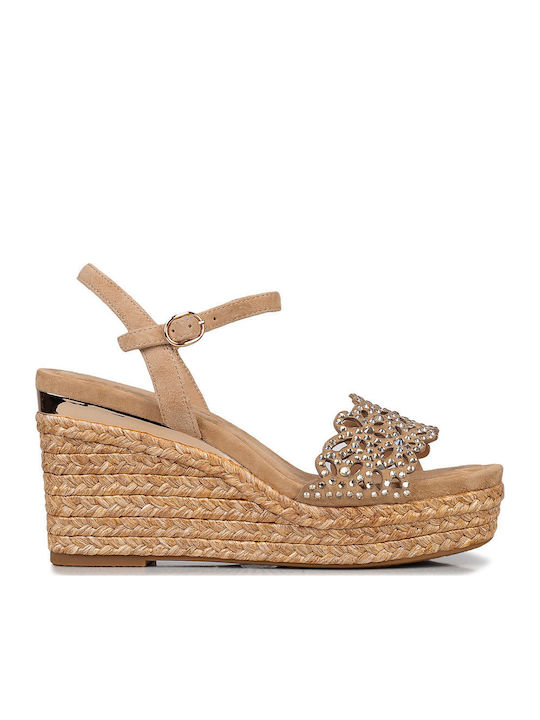 Alma en Pena Beige Platforms