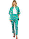 Women's Fabric Trousers Green