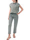 Women's Fabric Trousers Khaki