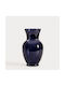Homla Decorative Glass Vase Delle Blue 15.5xH27.5cm