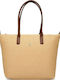 Popette Straw Women's Tote Handbag Beige