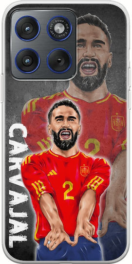 Euro 2024 Dani Carvajal Motorola Edge 70 5G Flexible TPU Transparent Silicone