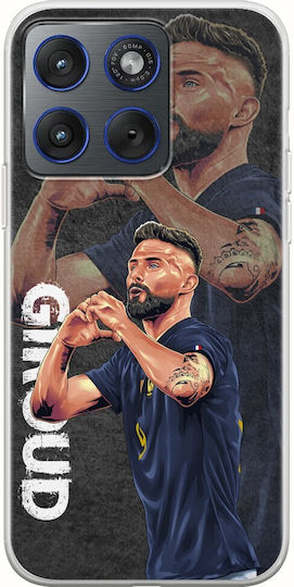 Football Stars Olivier Giroud France Motorola Edge 70 5G Flexible TPU Transparent Silicone