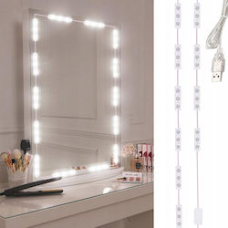 Lumină pentru Oglindă de Machiaj LED Tensiune 5V Alb Natural cu Alimentare USB Lumină pentru Oglindă de Machiaj LED Tensiune 5V Alb Natural cu Alimentare USB