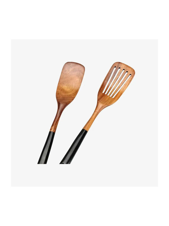 Set Of Kyoto Wooden Minimal Handle And Japanese Aesthetic Spatulas 2 Pieces Pgsi0013 Set Of Kyoto Wooden Minimal Handle And Japanese Aesthetic Spatulas 2 Pieces Pgsi0013